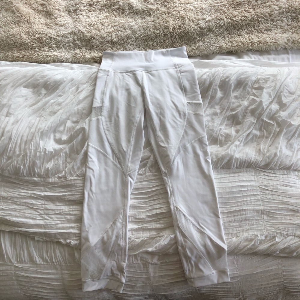 LULULEMON athletica White high-waist leggings
